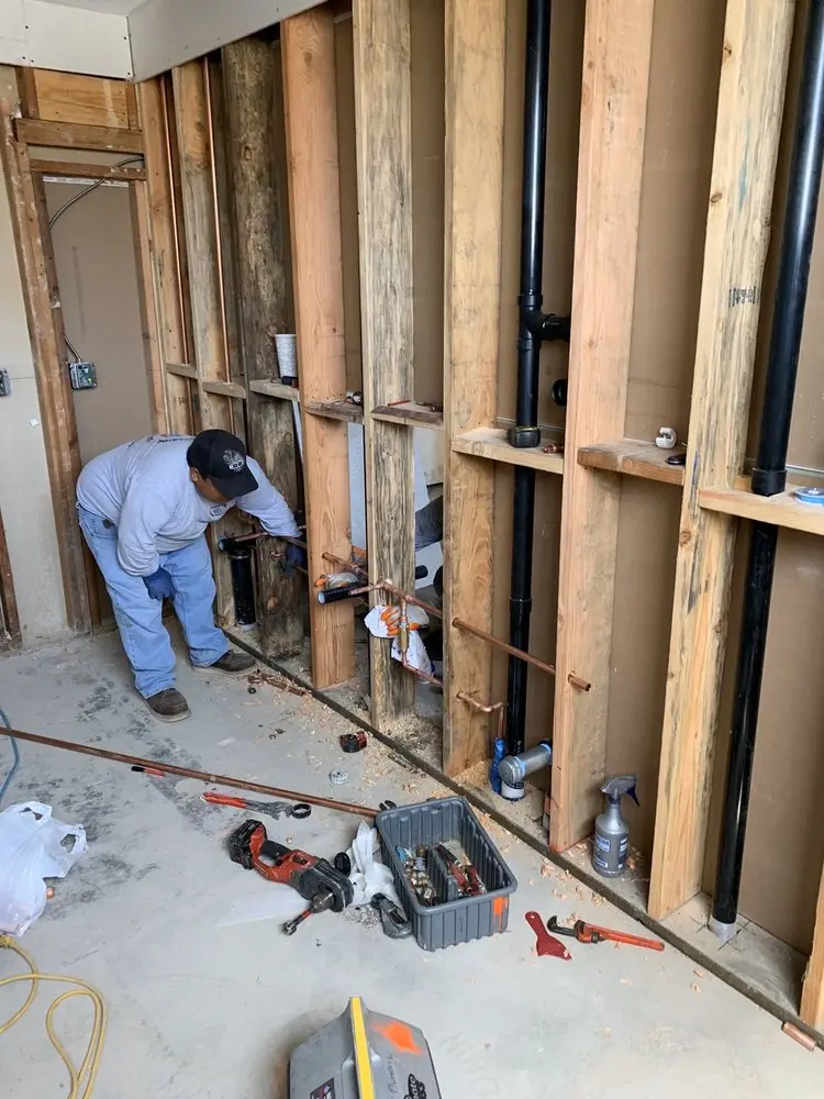 Commercial rough-in plumbing for Gas Line Repair in Vinegar Hill